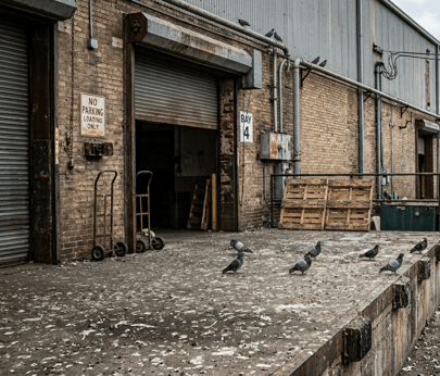 loading dock pigeons