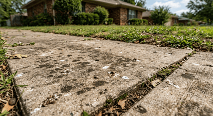 sidewalk droppings